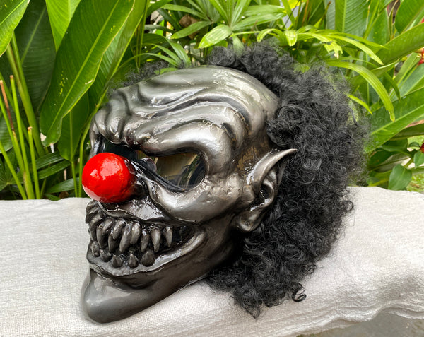 clown motorcycle helmet for sale Clown Helmet Silver Black Killer Clown Custom Motorcycle Helmet Crazy – Custom Airbrush Helmet