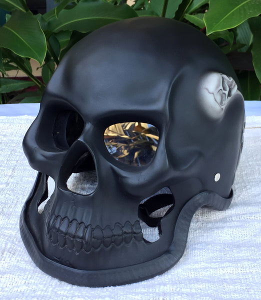 Black Death Ghost Rider Grim Reaper Motorcycle Helmet – Custom Airbrush Helmet