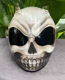 White Walker Custom Skull Airbrush Helmet