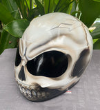 White Walker Custom Skull Airbrush Helmet