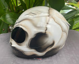 White Walker Custom Skull Airbrush Helmet