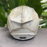 White Walker Custom Skull Airbrush Helmet