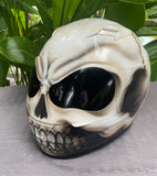 White Walker Custom Skull Airbrush Helmet