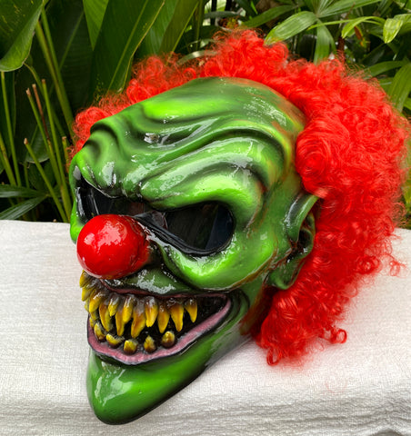 Monster Clown Killer Clown Custom Motorcycle Helmet Crazy 3D Clown wit – Custom Airbrush Helmet