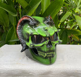 Devils Goat Custom Helmet,  Monster Custom Helmet, 3D Fantasy Devil Helmet