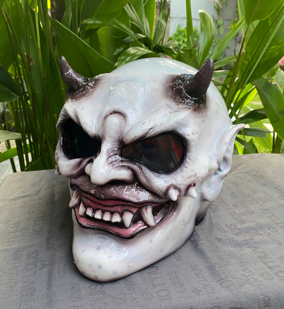 Ghost Rider Devil Custom Helmet 3D Hellboy Devil Airbrush Motorcycle H – Custom Airbrush Helmet Ghost Rider Devil Custom Helmet 3D Hellboy Devil Airbrush Motorcycle H – Custom Airbrush Helmet