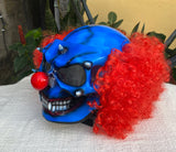 Hand Painted Pennywise Clown Custom Motorcycle Helmet