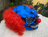 Hand Painted Pennywise Clown Custom Motorcycle Helmet