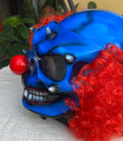 Hand Painted Pennywise Clown Custom Motorcycle Helmet