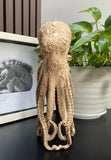 gorgeous Octopus Sculture 11''standing Octopus Wooden Statue Carving