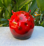 Hellboy Evil Monster Horn Satan Custom Demon DOT Helmet Devil 3D