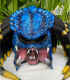 Ocean Blue Great Predator Motorcycle HelmetDOT CERTIFIED