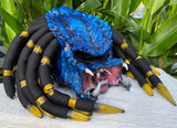 Ocean Blue Great Predator Motorcycle HelmetDOT CERTIFIED