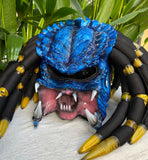 Ocean Blue Great Predator Motorcycle HelmetDOT CERTIFIED
