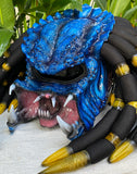 Ocean Blue Great Predator Motorcycle HelmetDOT CERTIFIED