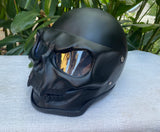 Custom Helmet 3D Black Knight Skull Dark Lord Black Soul Ghost Rider