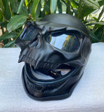 Custom Helmet 3D Black Knight Skull Dark Lord Black Soul Ghost Rider