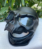 Custom Helmet 3D Black Knight Skull Dark Lord Black Soul Ghost Rider