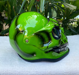 Goblin Grim Reaper Visor Full face Helmet Green