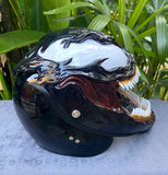 Venom Custom Motorcycle Helmet Spider Man Symbiote 3D helmet