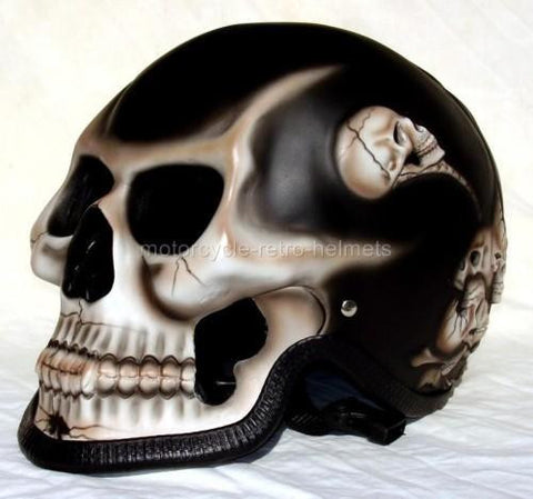 Motorcycle Helmet Death Skull Ghost Rider