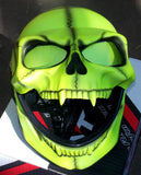 Ghost Rider Yellow Skull Full Face Helmet