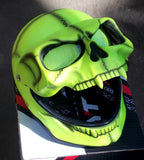 Ghost Rider Yellow Skull Full Face Helmet