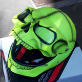 Ghost Rider Yellow Skull Full Face Helmet
