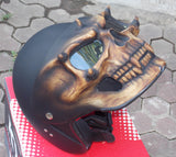 Monster Helmet Antique Brown DOT