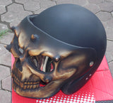 Monster Helmet Antique Brown DOT