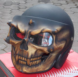 Monster Helmet Antique Brown DOT