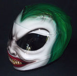 Custom Order in Black and Grey The Joker Helmet Batman The Dark Night Clown