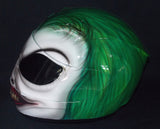 Custom Order in Black and Grey The Joker Helmet Batman The Dark Night Clown