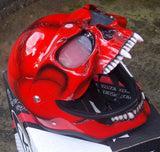 Death In Red 3D Helmet