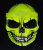 DOT Helmet Yellow Death Skull Helmet
