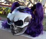 Purple Rain Girls Motorcycle Helmet