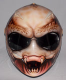 Predator Alien Custom Painted Airbrushed Predators Motorcycle Helmet