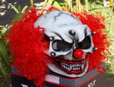 Killer Clown Custom Motorcycle Helmet Crazy Clown Scary Halloween IT