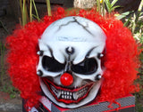 Killer Clown Custom Motorcycle Helmet Crazy Clown Scary Halloween IT