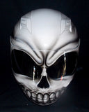 White Walker White Skull Airbrush Helmet