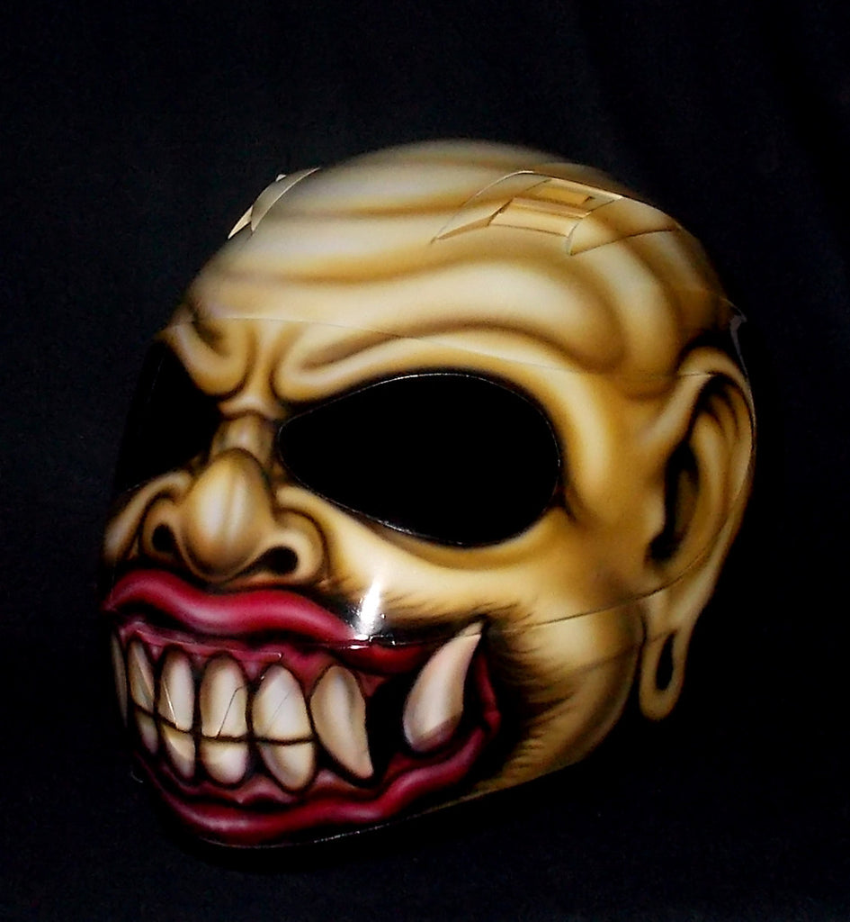 Bali Demon Monster Ogah Ogah Airbrush Helmet