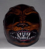 Werewolf Dog Lycan Creature Motorcycle Airbrushed Super Bike Helmet