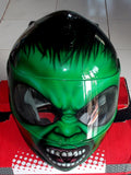 Kids Motorcycle Helmet Youth Airbrushed Custom Superhero