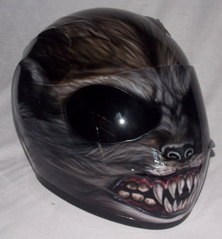 Custom Helmet, Custom Motorcycle Helmet, Superbike Helmet, Bike Helmet,  Carting Helmet, Crash Helmet, Airbrush Painted Pink Smiley CH01 