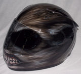 Custom helmet, Custom motorcycle helmet, Superbike helmet, Bike helmet, Carting helmet, Crash Helmet, Airbrush painted Werewolf