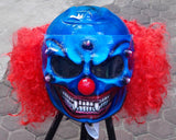 Scary Clown Motorcycle Helmet 3D Custom Airbrushed Painted
