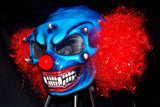 Scary Clown Motorcycle Helmet 3D Custom Airbrushed Painted