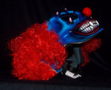 Scary Clown Motorcycle Helmet 3D Custom Airbrushed Painted