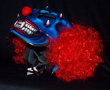Scary Clown Motorcycle Helmet 3D Custom Airbrushed Painted
