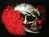 Killer Clown Custom Motorcycle Helmet Crazy Clown Scary Halloween IT